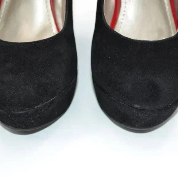 Alba Black and Red Platform Shoes - Picture 11 of 16